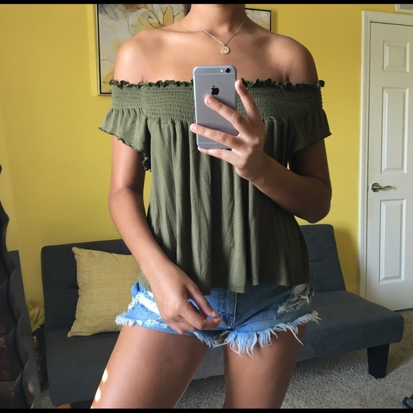 Strapless casual top - Picture 1 of 5